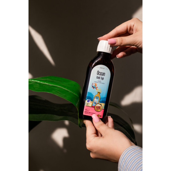 Омега-3 сироп зі смаком тутті-фрутті для дітей Orzax Ocean Fish Oil Syrup,150 мл